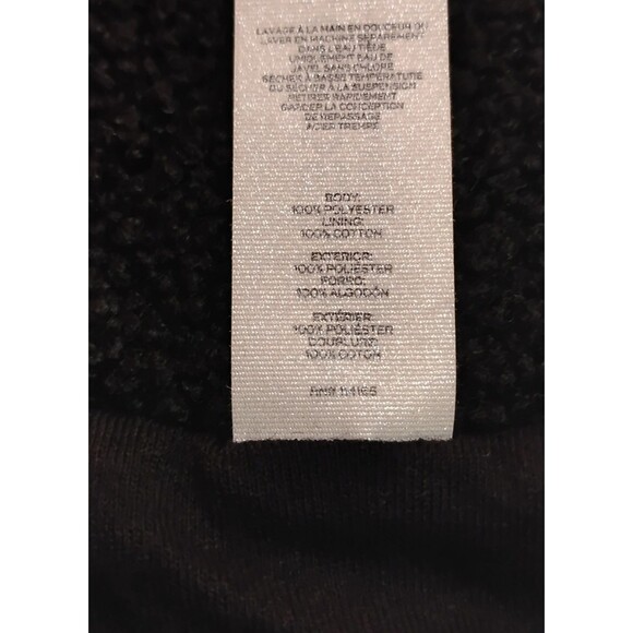 Girls Colosseum Sherpa Half Zip Sweater Black Medium 7-8 - Picture 4 of 6